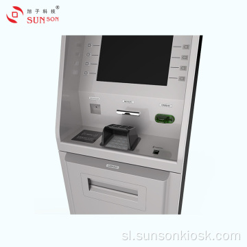 Avtomatski avtomatizirani stroj ATM s pogonom prek bankomata
